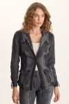 Kirklyn Textured Jacquard Novelty Stretch Blazer