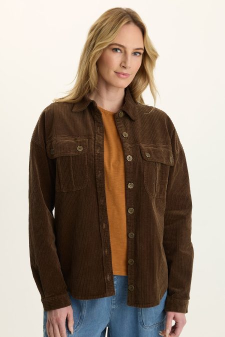 Smithson Corduroy Relaxed-Fit Shacket
